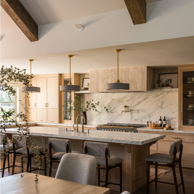 Warm American modern residence