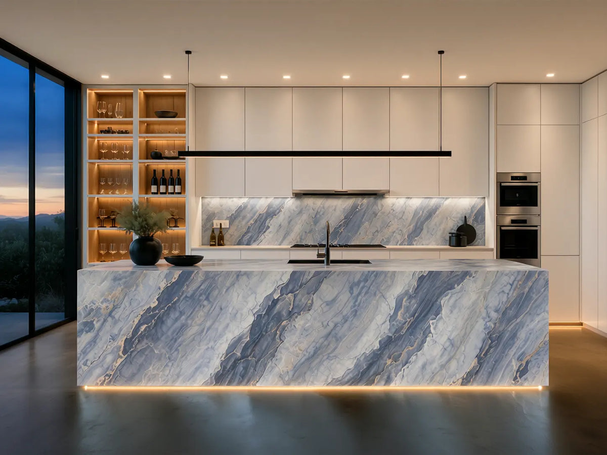 Medium Contemporary Kitchen Island