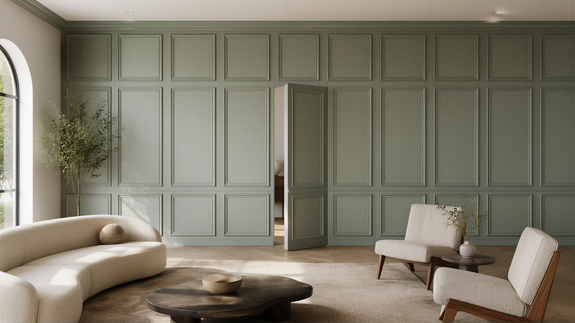 Colorful Solid French Wall & Door Sandwich Construction