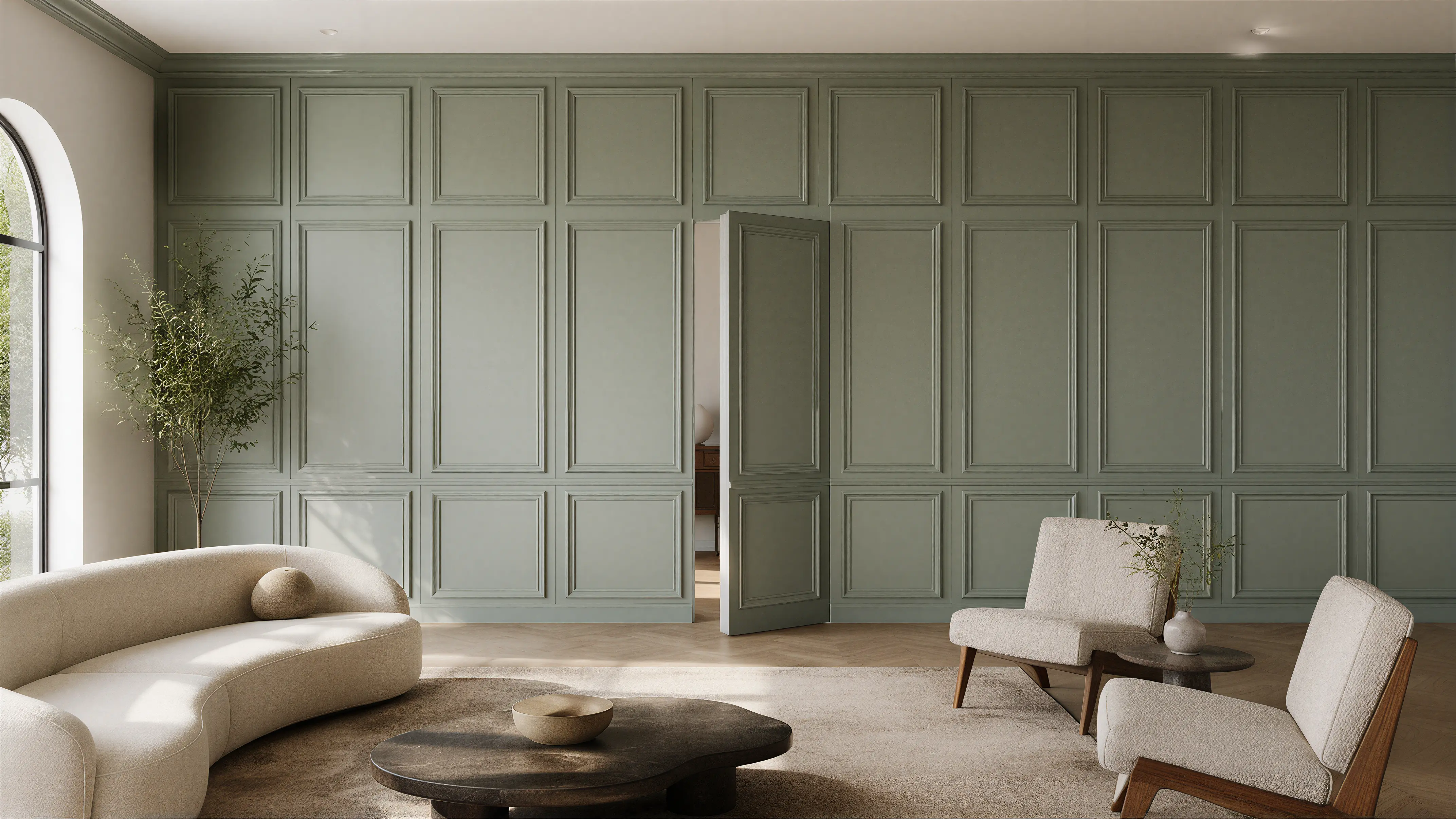Colorful Solid French Wall & Door Sandwich Construction