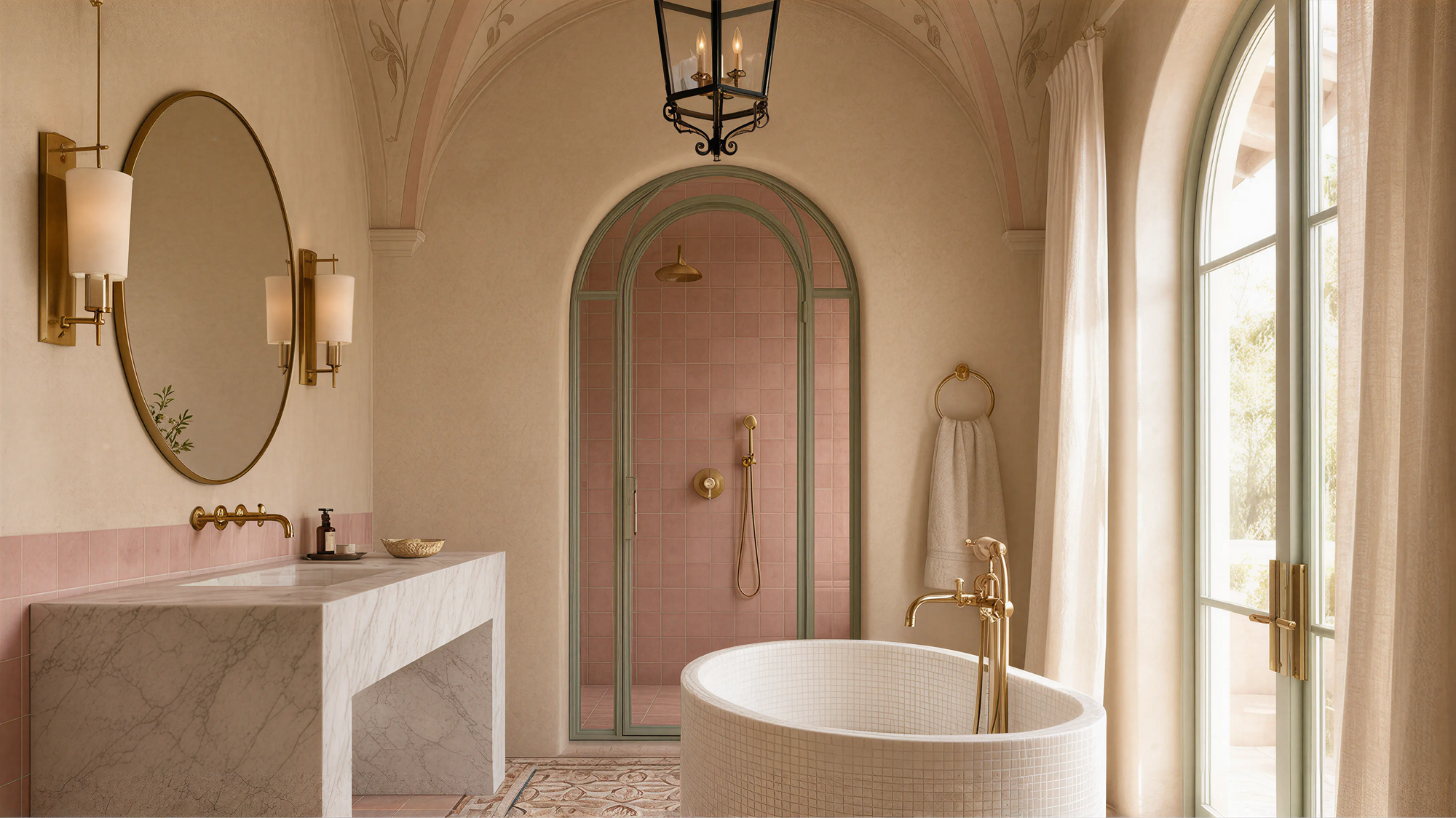 Light Solid Contemporary Bath 03