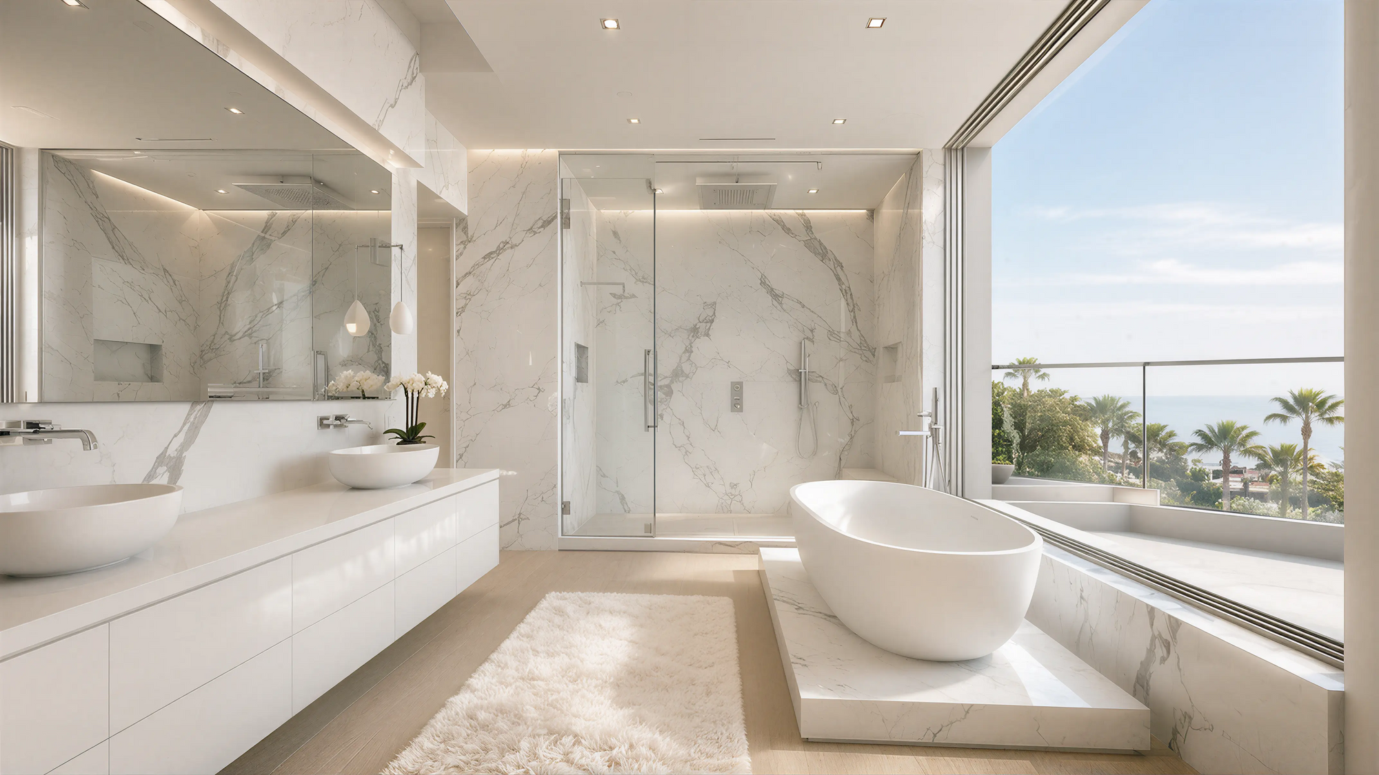 Light Solid Contemporary Bath 05