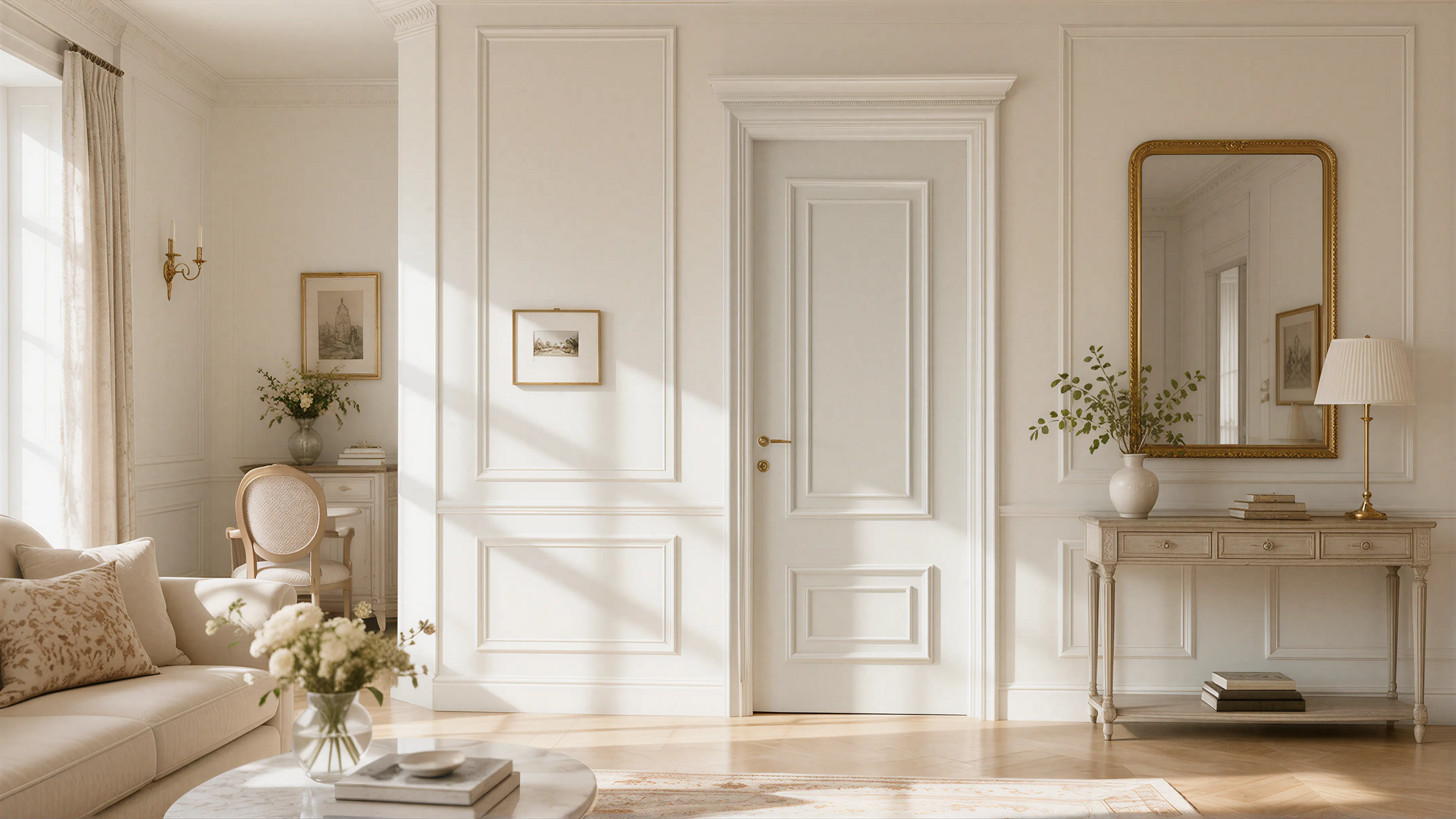 Light Solid French Wall & Door Sandwich Construction