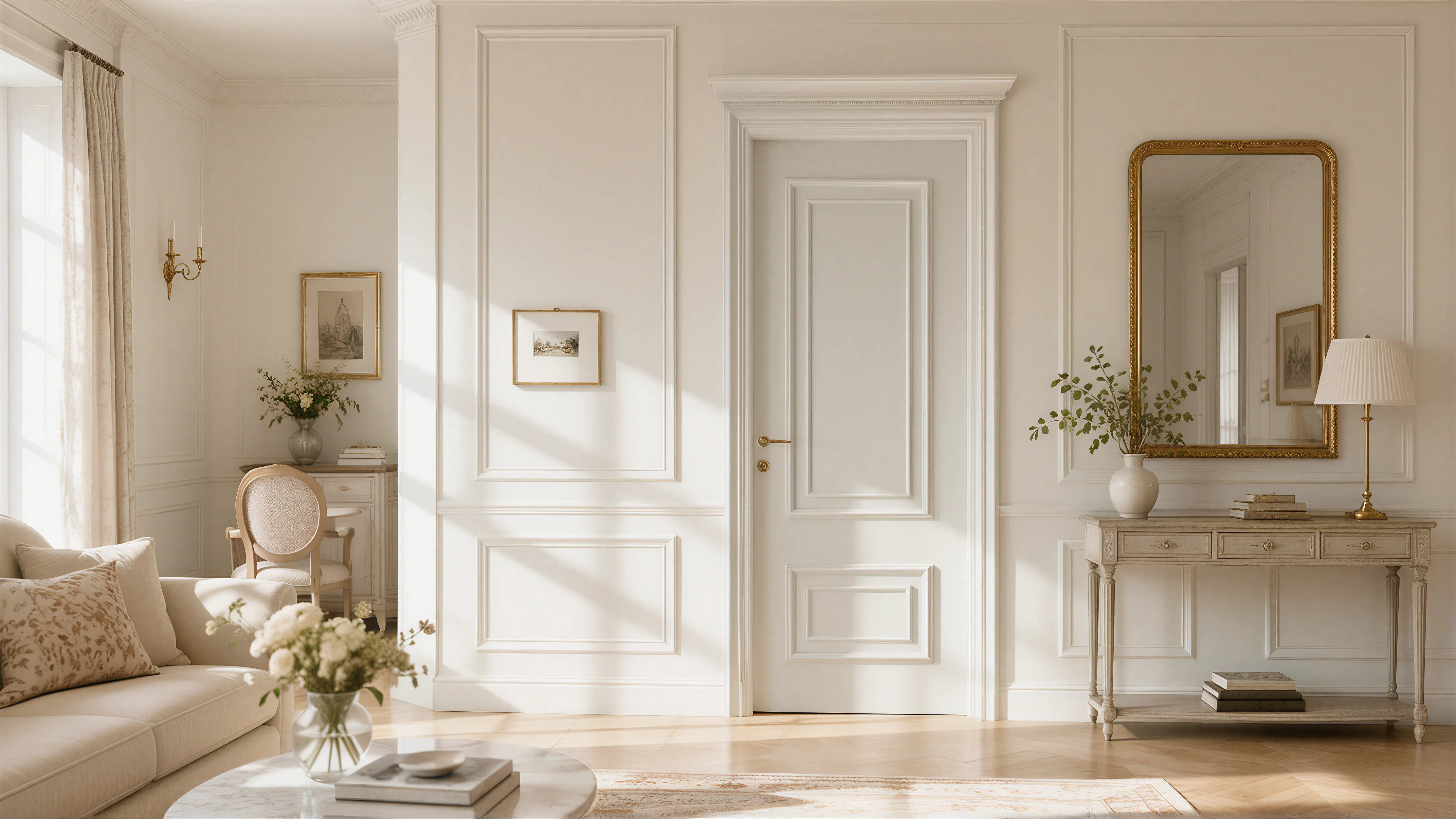 Light Solid French Wall & Door Sandwich Construction