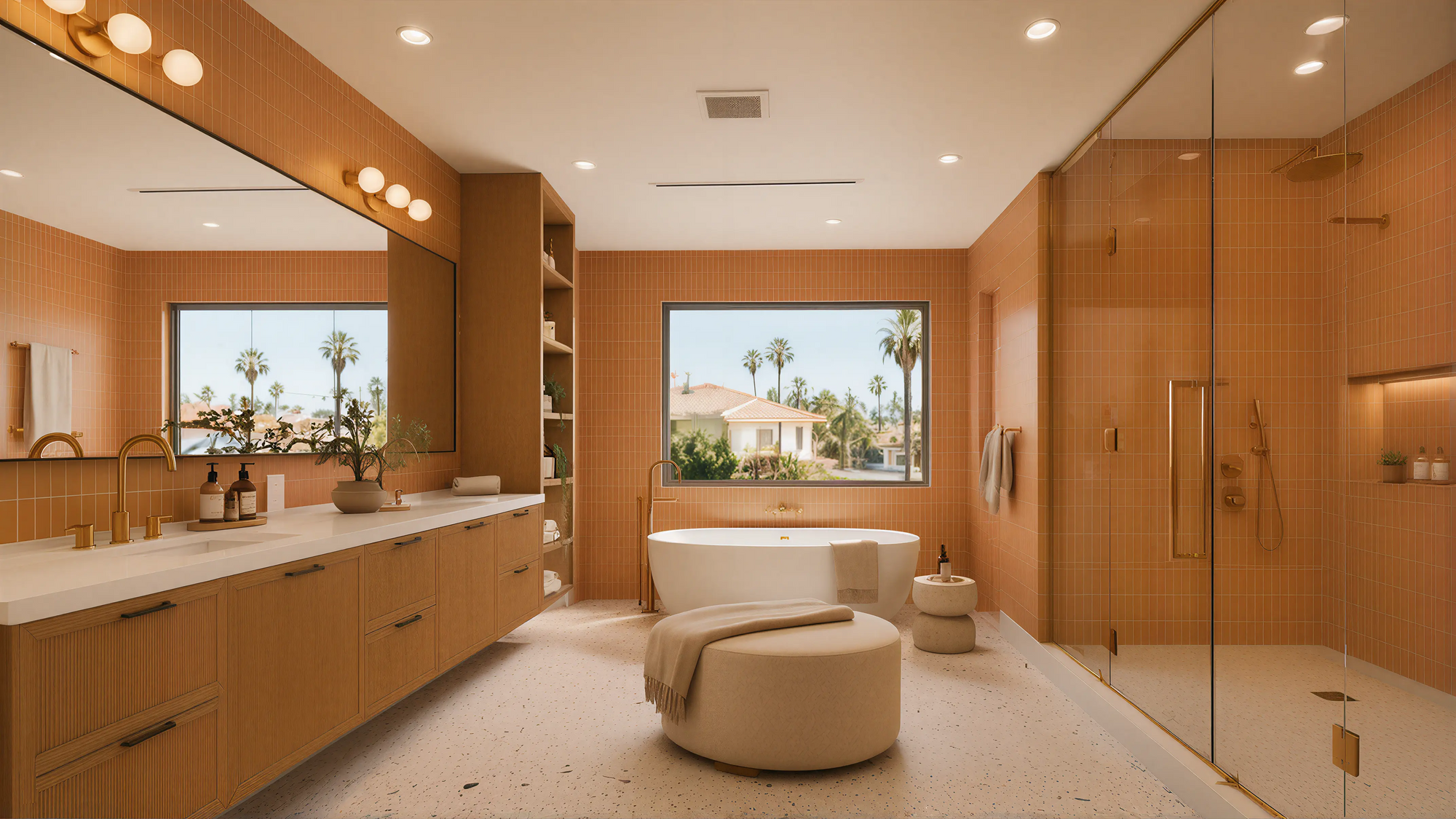 Medium Solid Modern American Bath 01