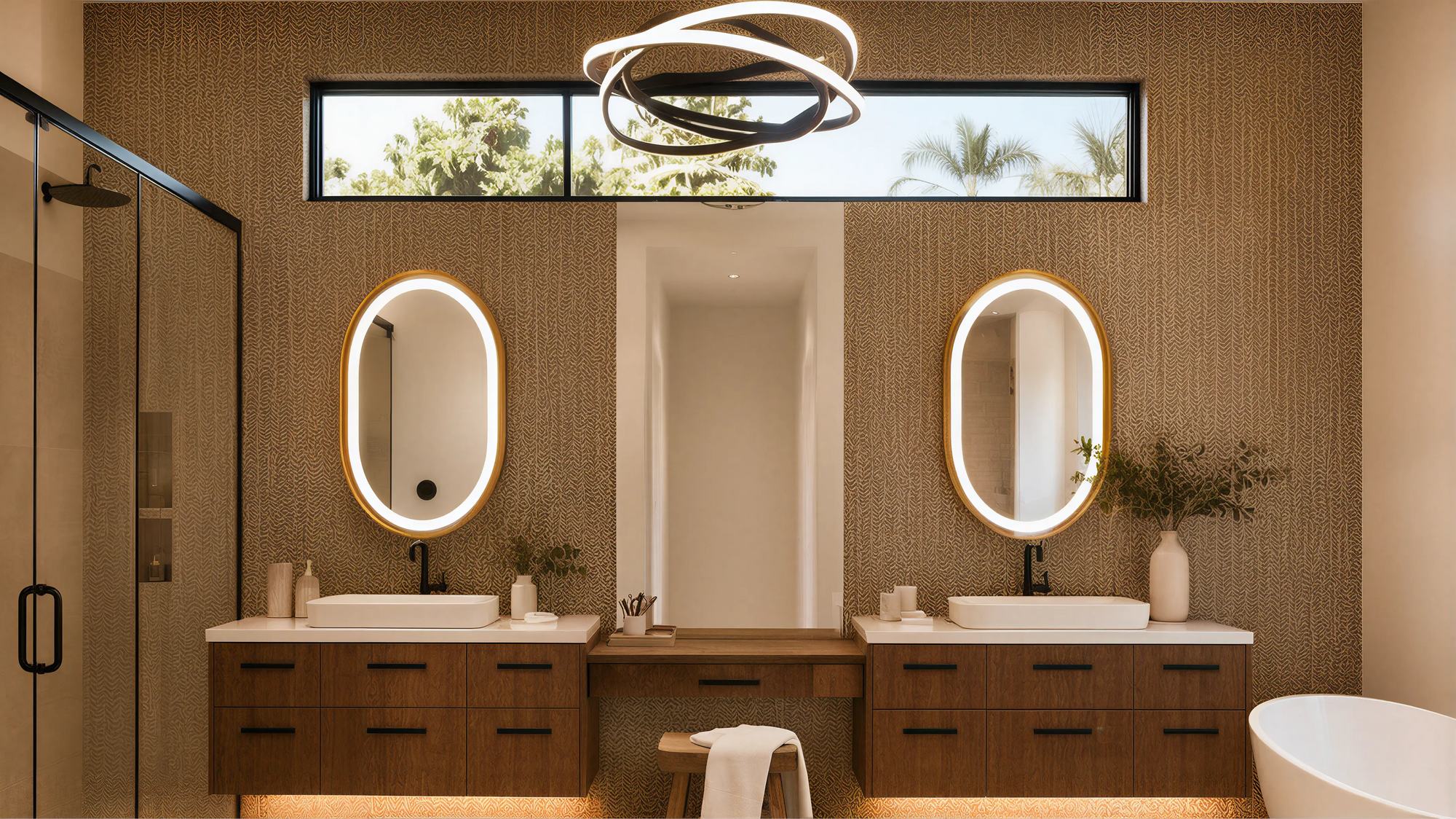 Medium Solid Modern American Bath 02