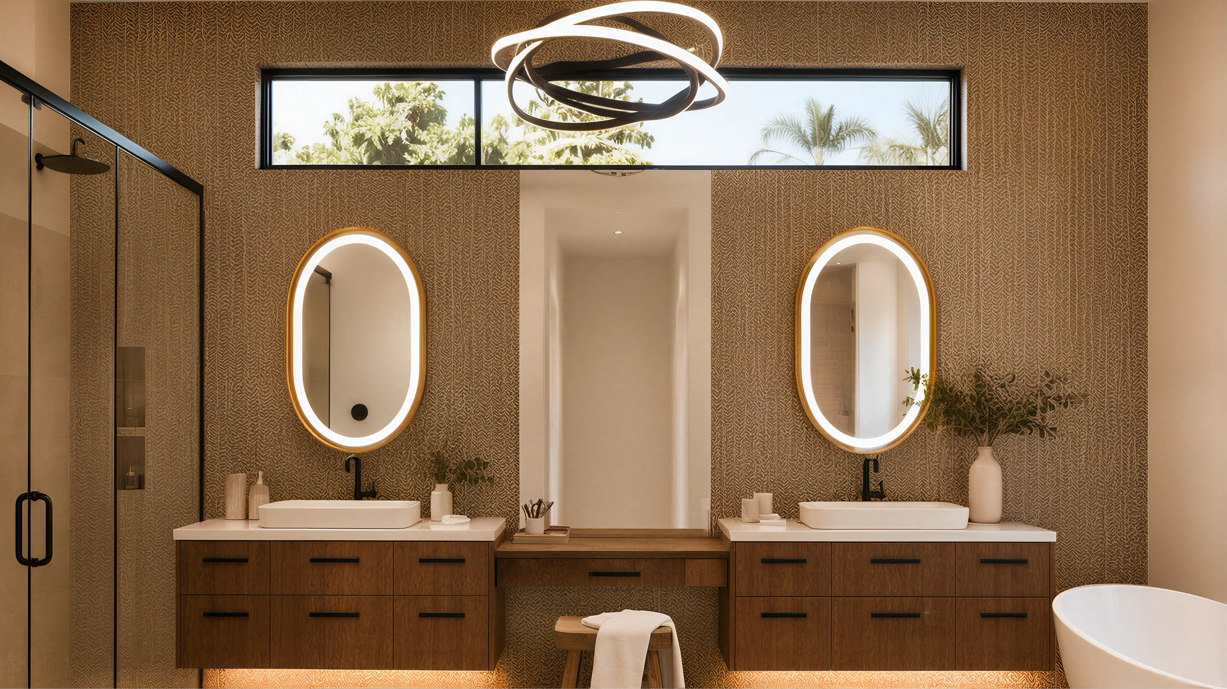 Medium Solid Modern American Bath 02