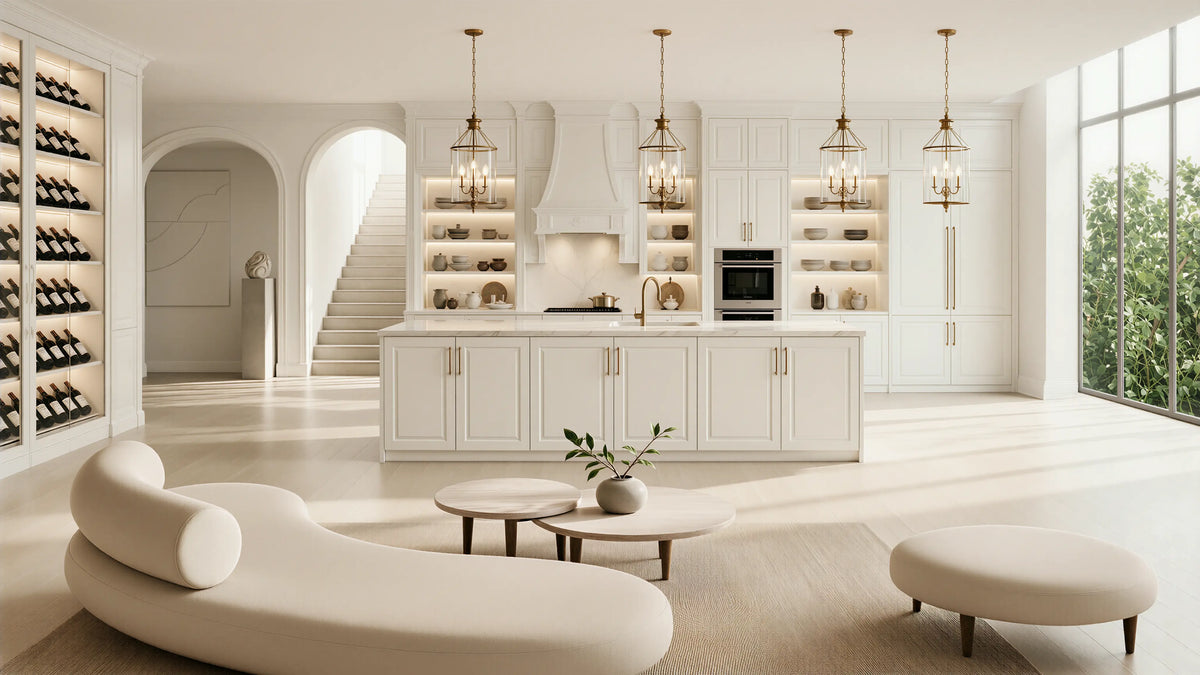 Light Solid Traditional American Kitchen Profile Milling