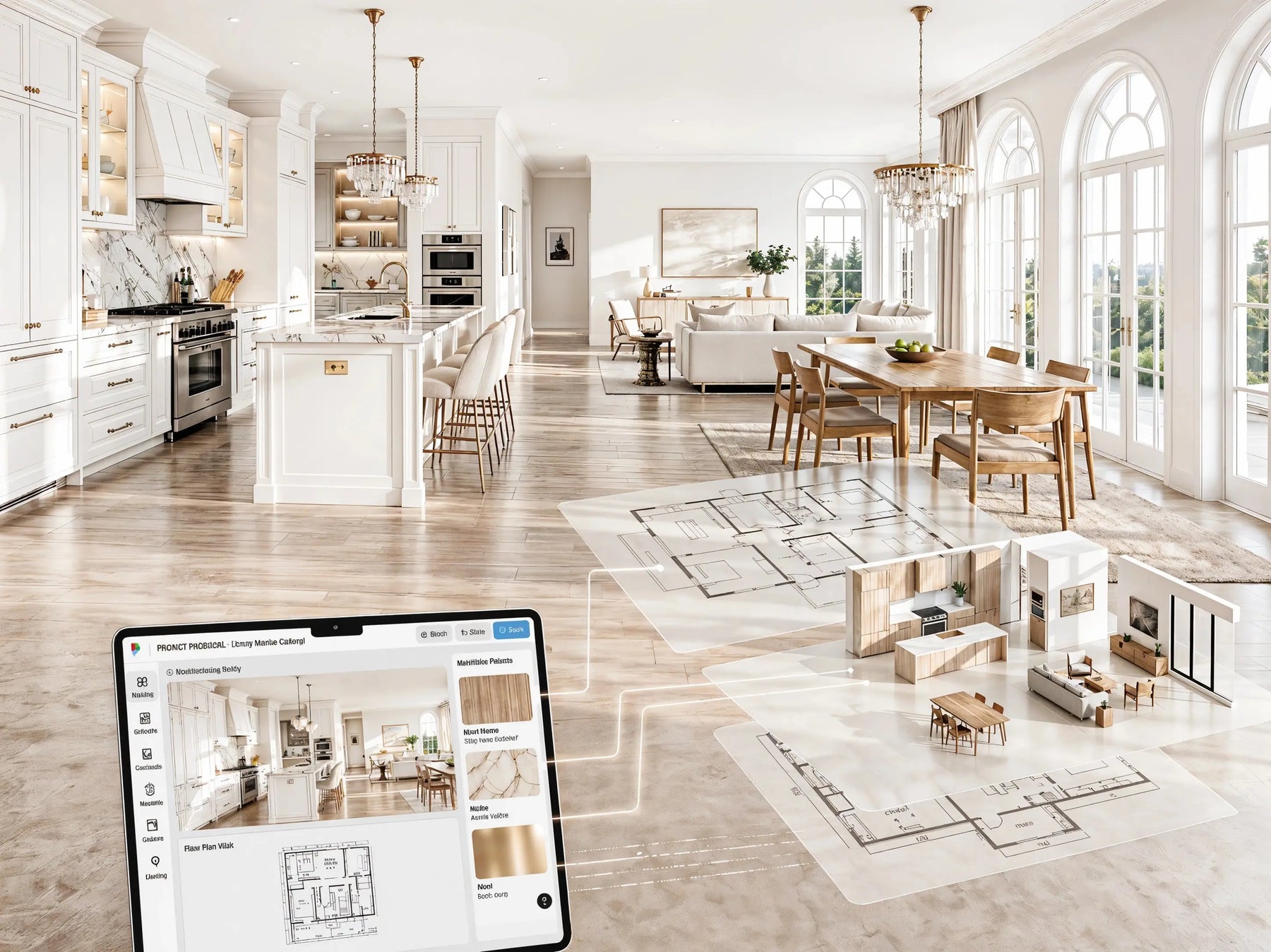 Preliminary custom cabinetry design review