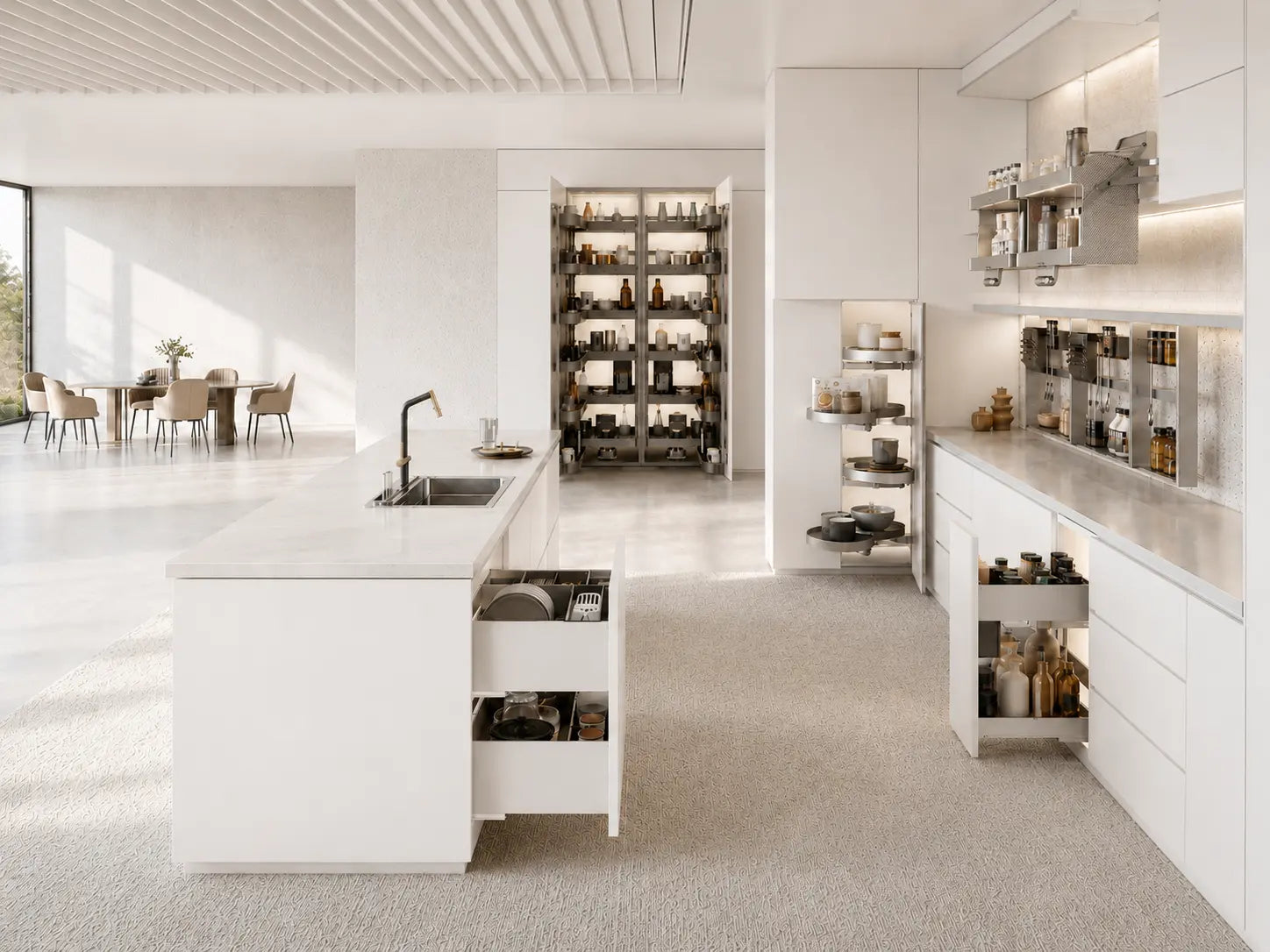 INTEGRATED KITCHEN STORAGE