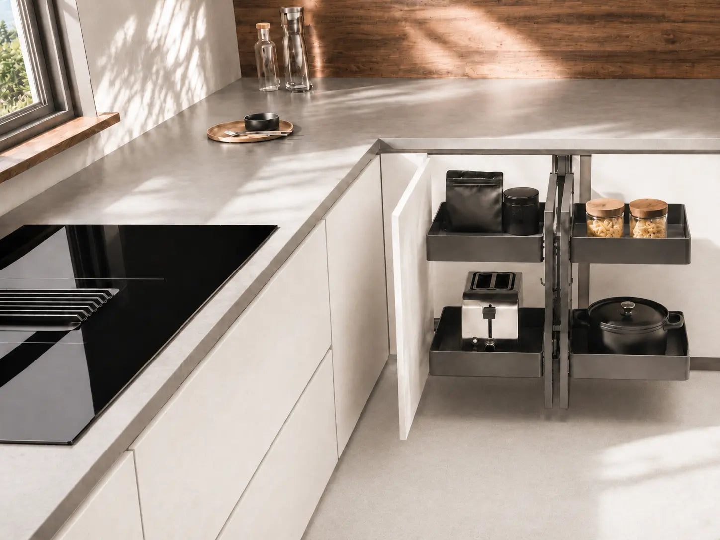 CORNER PULL-OUT STORAGE