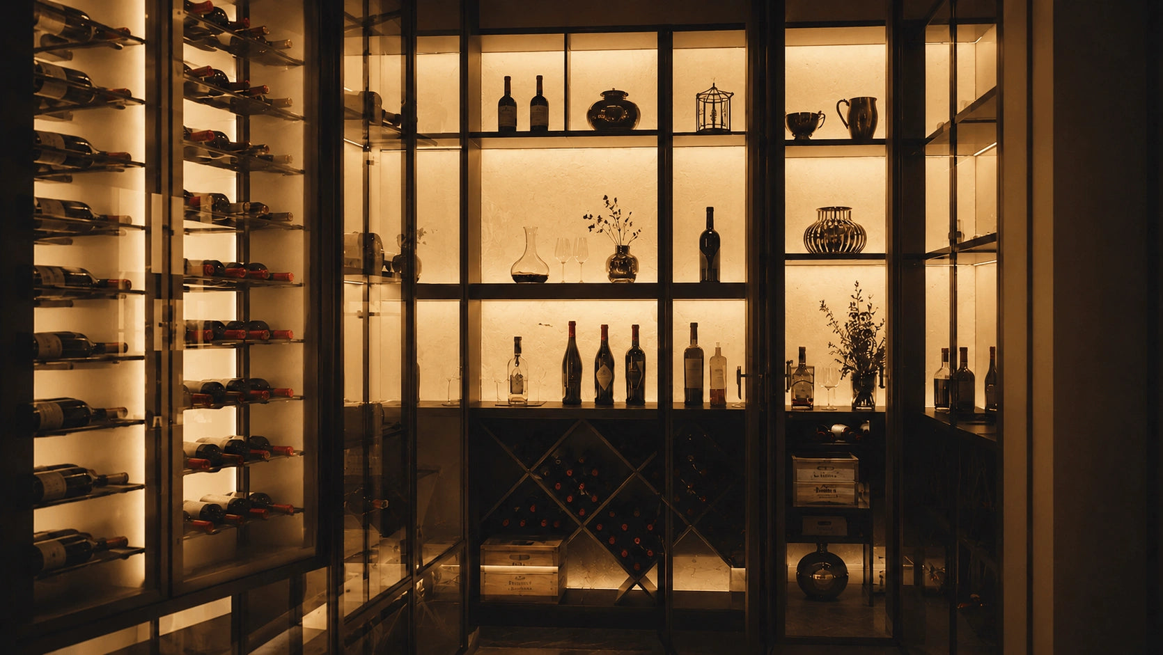 BACKLIT CABINET PANEL LIGHTING